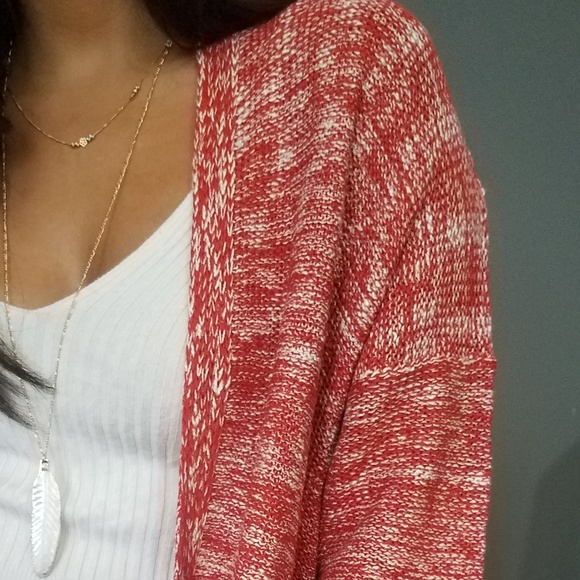 EARTHLY PLEASURES RUSTY MARLED CARDIGAN - Picture 6 of 8